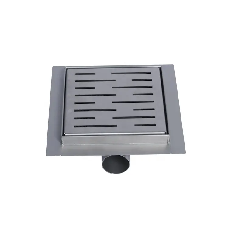SUS 304 stainless steel square shower drain